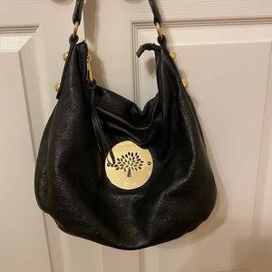 Mulberry Dharia Medium hobo in black with GH